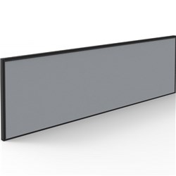 Rapidline SHUSH30+ Screen 1500W x 30D x 495mmH Black Frame Grey Pinnable Fabric