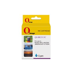 Q-Image Compatible Brother LC3313 Ink Cartridge Cyan 