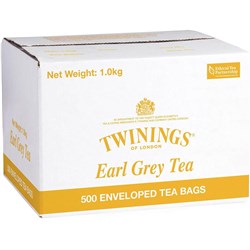 Twinings Earl Grey Enveloped Tea Bags Box Of 500 