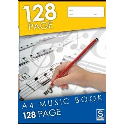 MUSIC BOOK SOVEREIGN A4 128PG