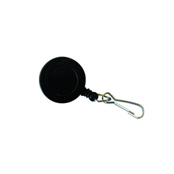 KEVRON ID1021 BADGE REEL CLIP ON SWIVEL BLK