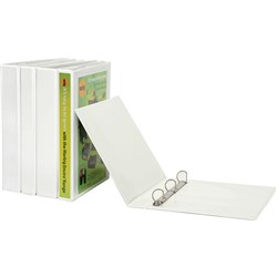 MARBIG INSERT BINDERS A4 3D Ring 25mm White 