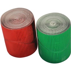 RAINBOW CORRUGATED BOARD Border Roll Red & Green 180GSM 60mmx10m