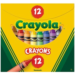 Crayola Tuck Box Crayons 92x8mm Assorted Pack of 12