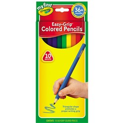 Crayola My First Colour Pencil Triangular Jumbo Assorted Pack of 10