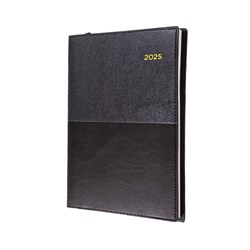 Collins Vanessa Diary A4 2 Days To Page Black