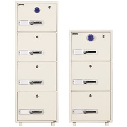 Defiance Filing Cabinet Electronic Keypad & Key 230Kg 1175Hx540Wx680mmD 3 Drawer