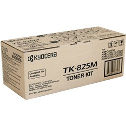 KYOCERA TK825 MAGENTA TONER KMC2520 KMC3225 KMC3232 