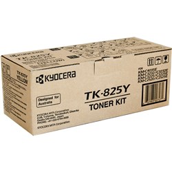 KYOCERA TK825 YELLOW TONER KMC2520 KMC3225 KMC3232 