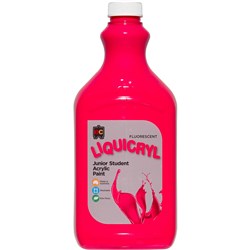 EC Liquicryl Paint 2 Litres Fluorescent Pink 