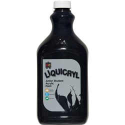 EC Liquicryl Paint 2 Litres Black 