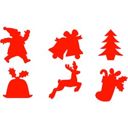 EC Paint Stamper Christmas Set of 6