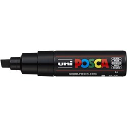 Uni Posca Paint Marker PC-8K  Broad 8mm Chisel Tip  Black