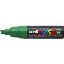 Uni Posca Paint Marker PC-8K  Broad 8mm Chisel Tip  Green