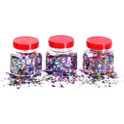 Jasart Glitter Scatters 100gm Stars  