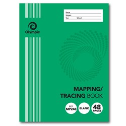 Olympic Mapping Tracing Book MP248 225x175mm Blank 48 Page   