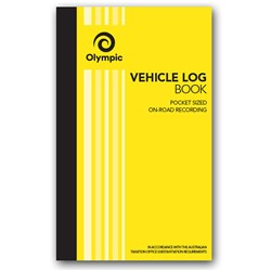 Olympic Vehicle Log Book Pocket 110x180mm 64 Pages 