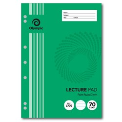 OLYMPIC LECTURE PADS STRIPE A4 