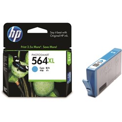 HP 564XL Ink Cartridge High Yield Cyan CB323WA