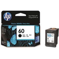 HP 60 Ink Cartridge Black CC640WA