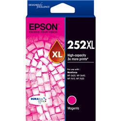 Epson 252XL DURABrite Ultra Ink Cartridge High Yield Magenta