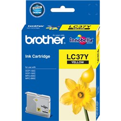 Brother LC-37Y Ink Cartridge Yellow