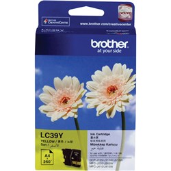 Brother LC-39Y Ink Cartridge Yellow