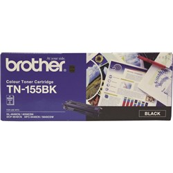 Brother TN-155BK Toner Cartridge High Yield Black