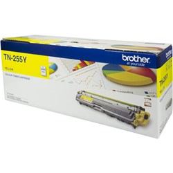 Brother TN-255Y Toner Cartridge High Yield Yellow