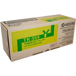 Kyocera TK554Y Toner Cartridge Yellow  