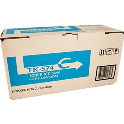 Kyocera TK-574C Toner Cartridge Cyan