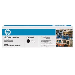 HP 125A LaserJet Toner Cartridge Black CB540A