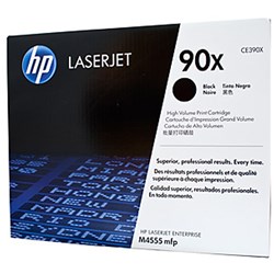 HP 90X LaserJet Toner Cartridge High Yield Black CE390X