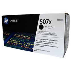 HP 507X LaserJet Toner Cartridge High Yield Black CE400X