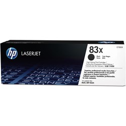 HP 83X LaserJet Toner Cartridge High Yield Black CF283X