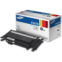 Samsung CLT-P407B Toner Cartridge Twin Pack Black