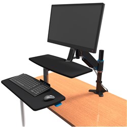 Kensington Sit Stand Smartfit Height Adjustable Workstation Black