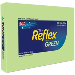 Reflex Copy Paper Tinted A3 80gsm Green Ream of 500