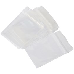 Cumberland Press Seal Plastic Bags 50 x 50mm 40 Micron Pack of 100