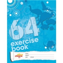 Office Choice Exercise Book 225x175mm 8mm 60gsm 64 Page  