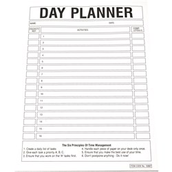 Quill Planner Pad A4 Day Planner 70gsm 50 Leaf 