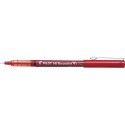 Pilot BX-V5 Hi-Tecpoint Pen Rollerball Extra Fine 0.5mm Red