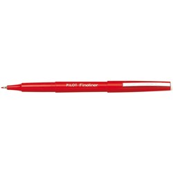 Pilot SW-PPF Fineliner Pen Fine 0.4mm Red  