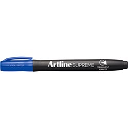 Artline Supreme Permanent Marker Bullet 1mm Blue 