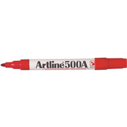 Artline 500A Whiteboard Marker Medium Bullet 2mm Red 