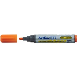 Artline 577 Whiteboard Marker Bullet 3mm Orange 