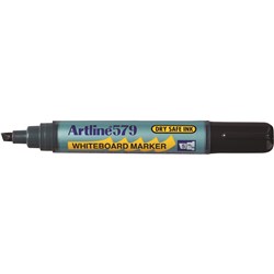 Artline 579 Whiteboard Marker Chisel 2-5mm Black 