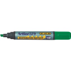 Artline 579 Whiteboard Marker Chisel 2-5mm Green 