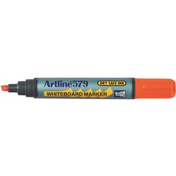 Artline 579 Whiteboard Marker Chisel 2-5mm Orange 