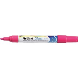 Artline Glass Dry Erase Marker Bullet 4mm Pink